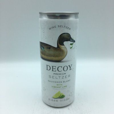 Decoy Seltzer Sauvignon Blanc with Lime 4PK 8OZ Decoy Seltzer Sauvignon Blanc with Lime 4PK 8OZ