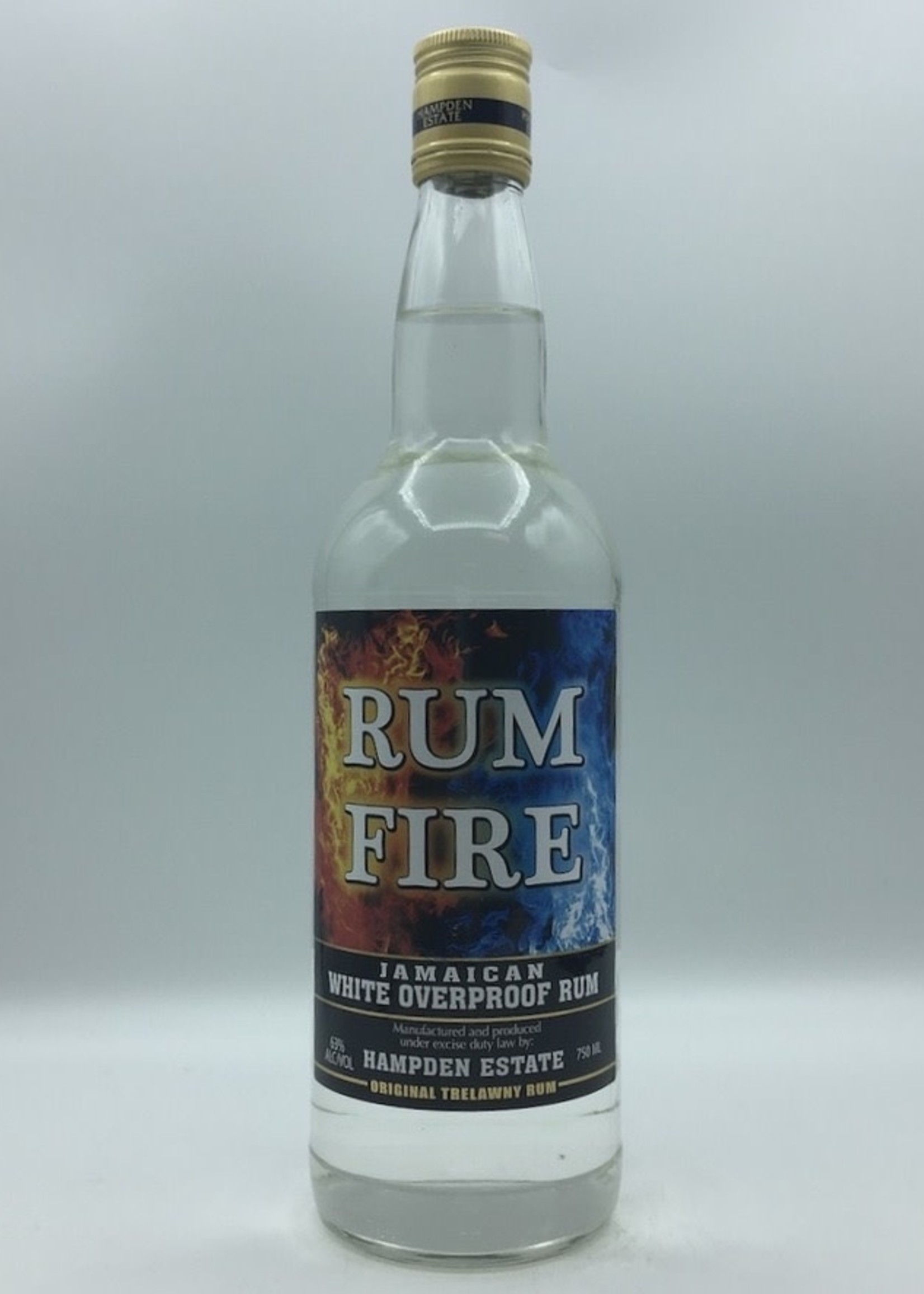 Rum Fire Jamaican White Overproof Rum 750ML