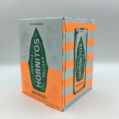 Hornitos Mango Tequila Seltzer 4PK 12OZ Hornitos Mango Tequila Seltzer 4PK 12OZ