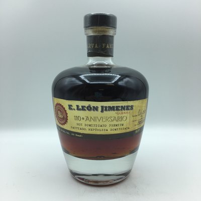 E. Leon Jimenes 110 Aniversario Rum 750ML E. Leon Jimenes 110 Aniversario Rum 750ML