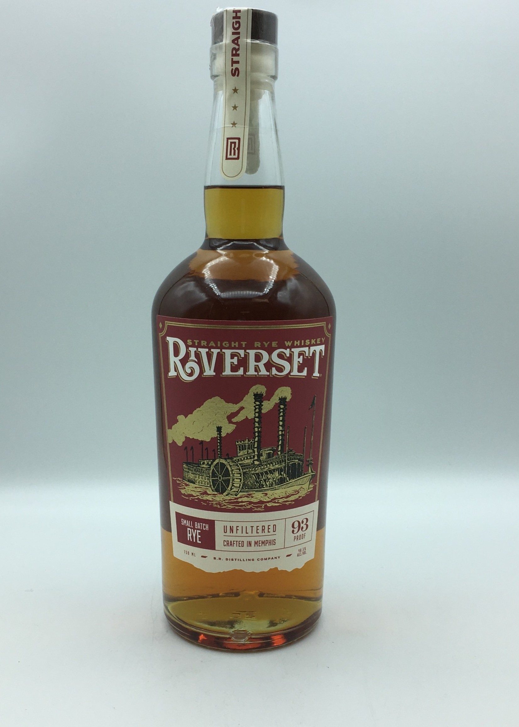 Riverset Unfiltered Small Batch Straight Rye Whiskey 750ML