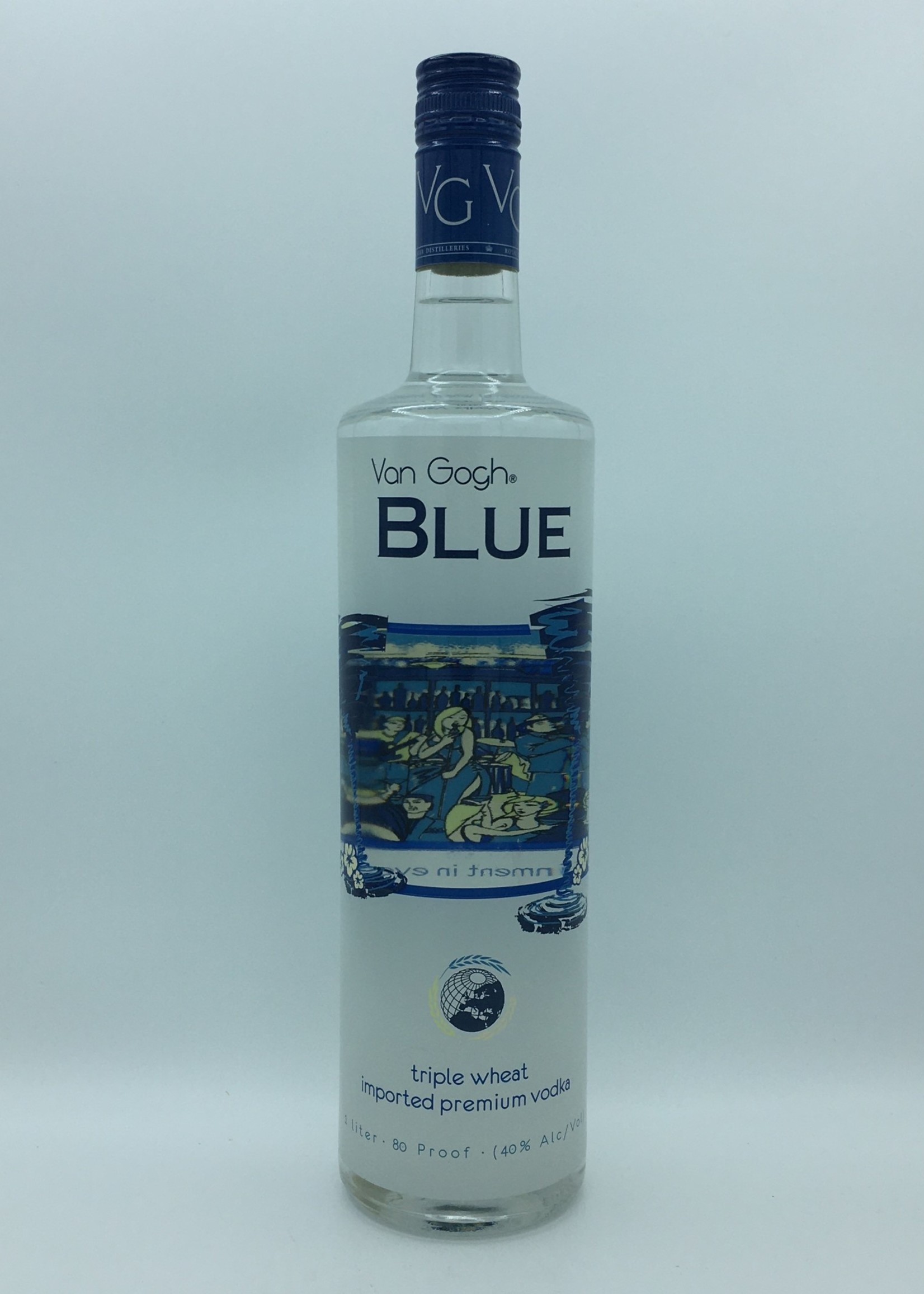 Van Gogh Blue Vodka Liter R