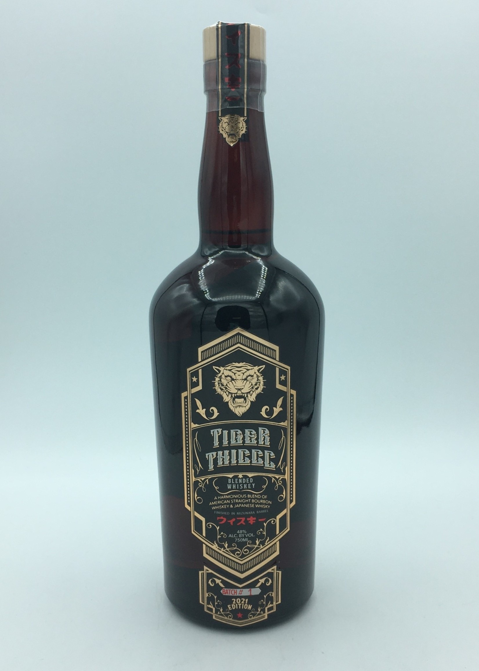 Tiger Thiccc Bourbon/Japanese Blend Whiskey 750ML