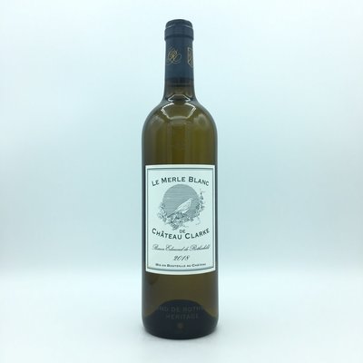 Le Merle Blanc de Chateau Clarke White Bordeaux 750ML Le Merle Blanc de Chateau Clarke White Bordeaux 750ML