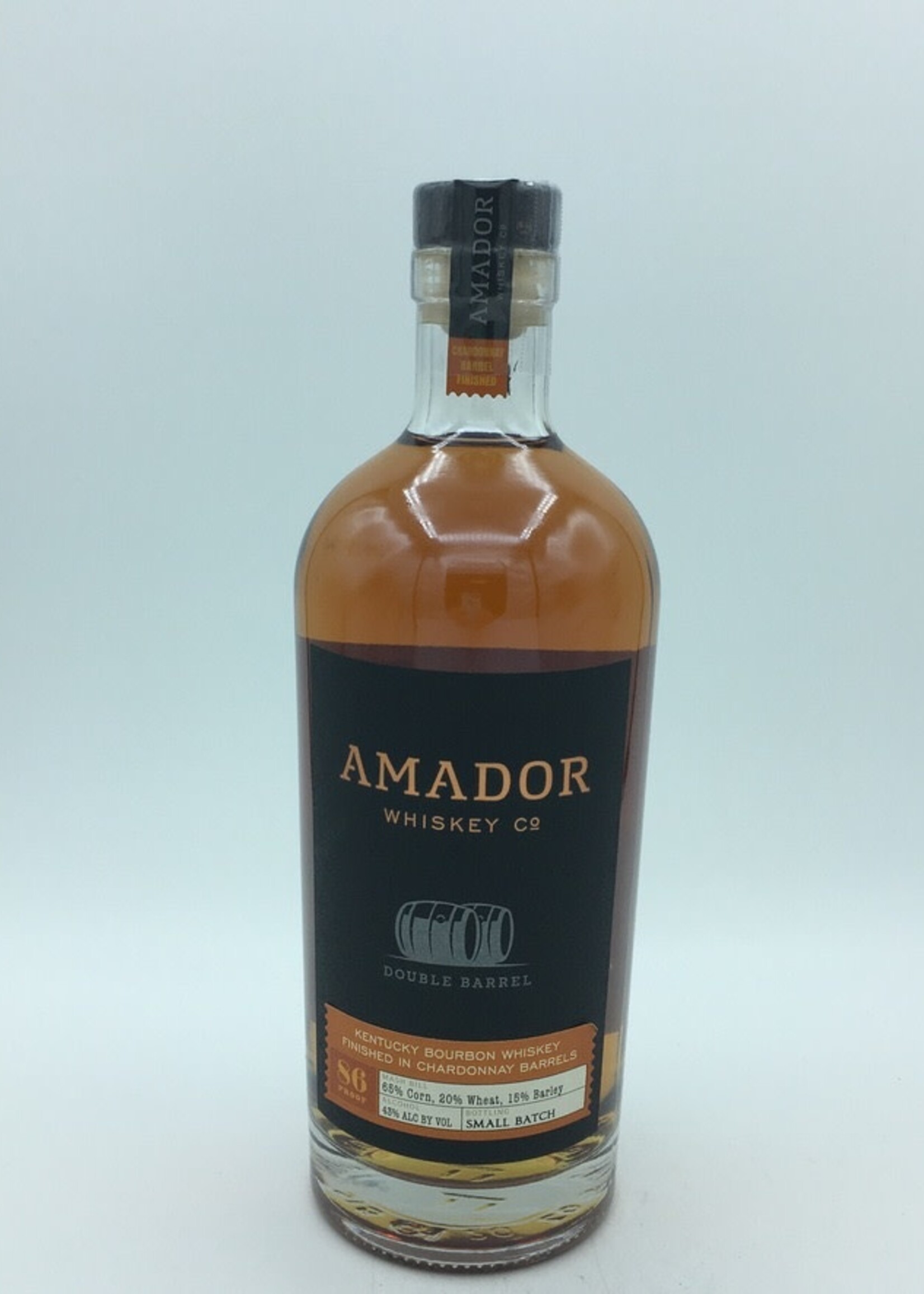 Amador Double Barrel Bourbon Whiskey Finished in Chardonnay Barrels 750ML R