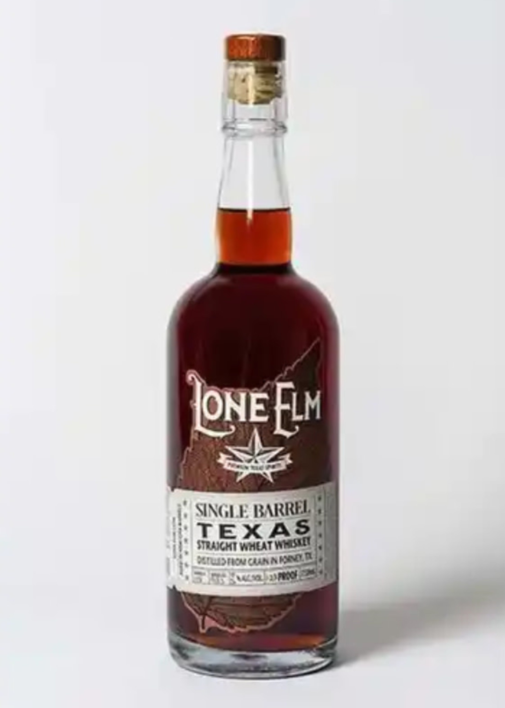 Lone Elm Single Barrel Texas Straight Wheat Whiskey 750ML