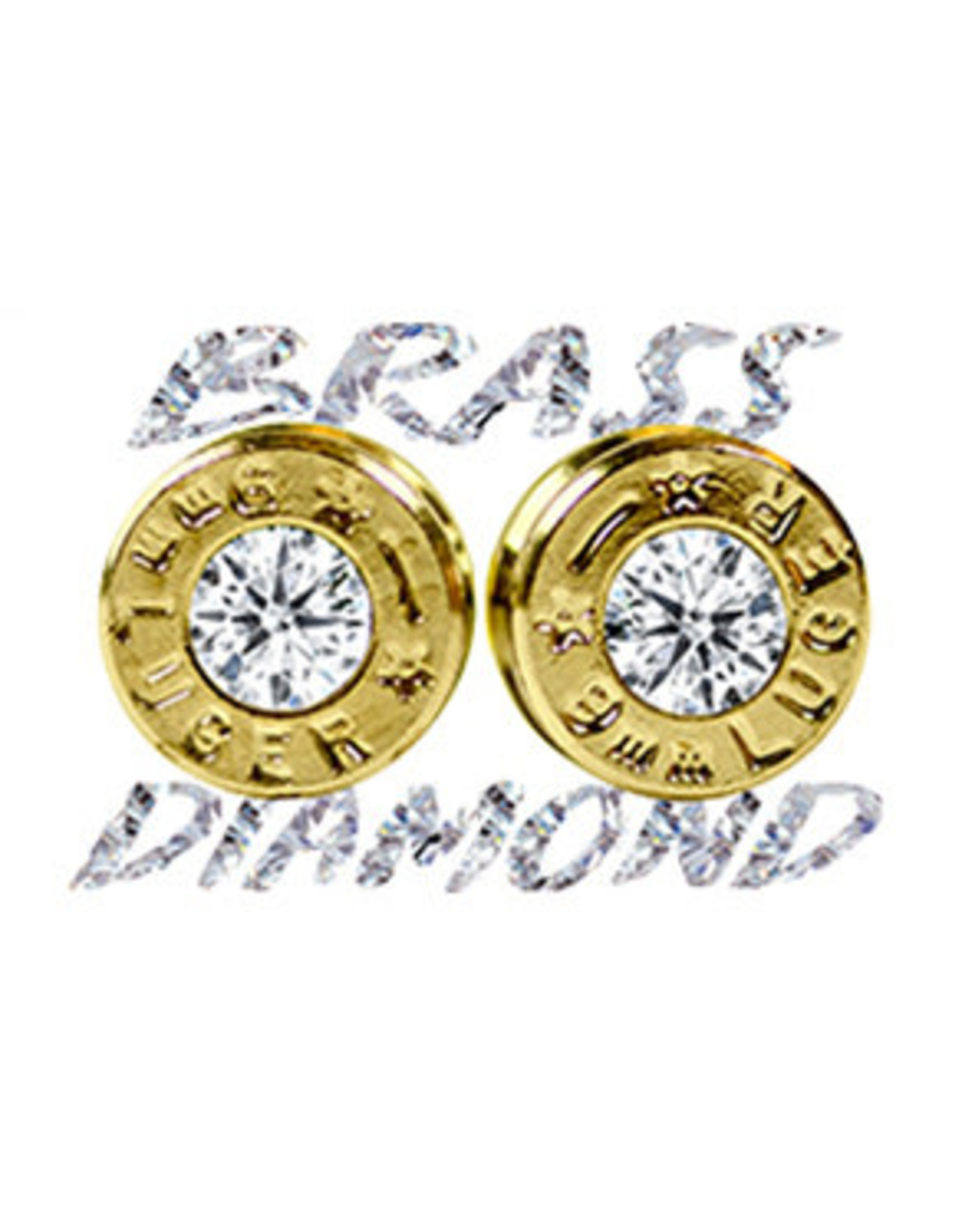 Astarix Bullet Earrings-Diamond