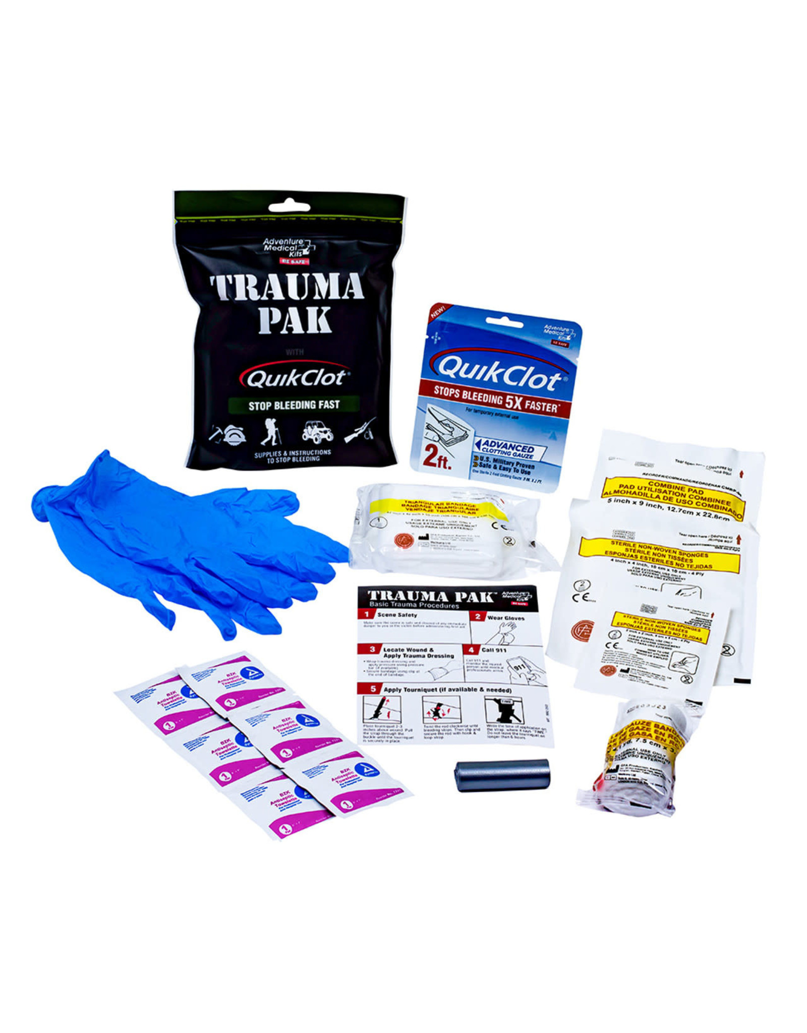 Adventure Medical Kits Adventure Medical Kit Trauma Pak with QuickClot