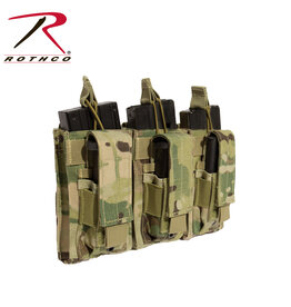 Rothco Rothco Triple Rifle/Pistol Mag Pouch-Multicam