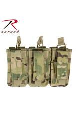 Rothco Rothco Triple Rifle/Pistol Mag Pouch-Multicam