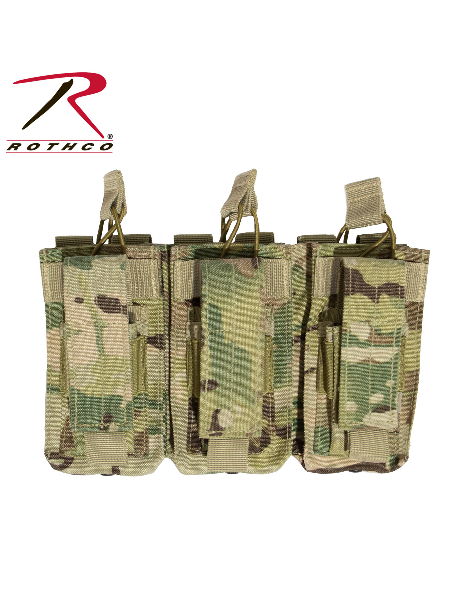 Rothco Rothco Triple Rifle/Pistol Mag Pouch-Multicam