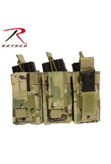 Rothco Rothco Triple Rifle/Pistol Mag Pouch-Multicam