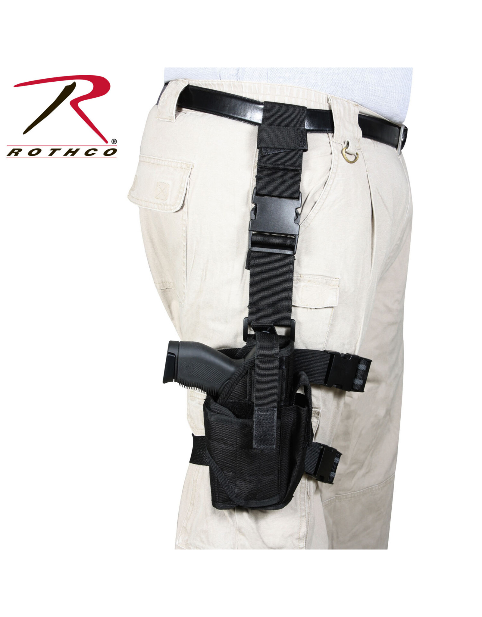 Rothco Rothco Deluxe Adjustable Drop Leg Tactical Holster