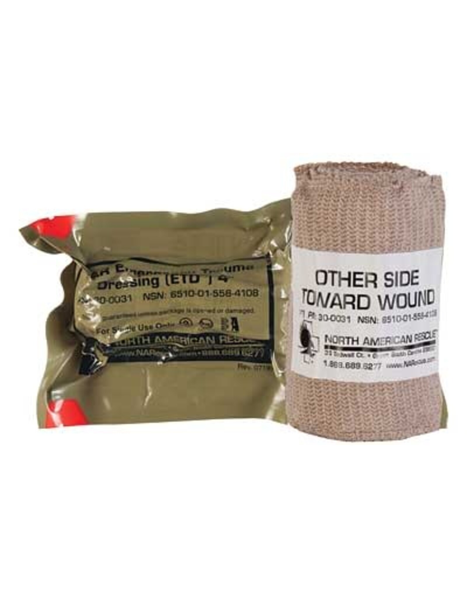 North American Rescue North American Rescue Emergency Trauma Dressing 4"