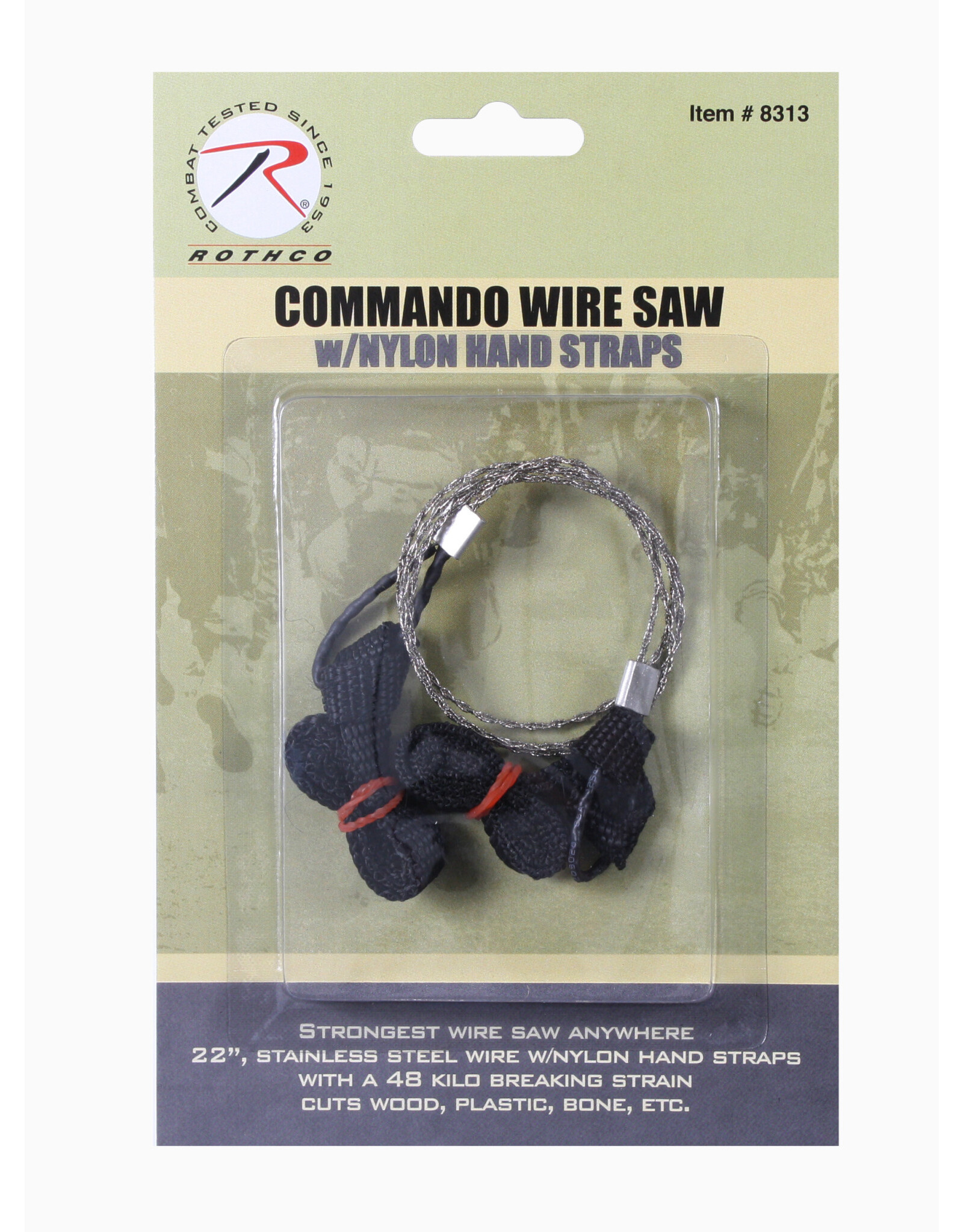 Rothco Rothco Commando Wire Saw-Nylon Straps