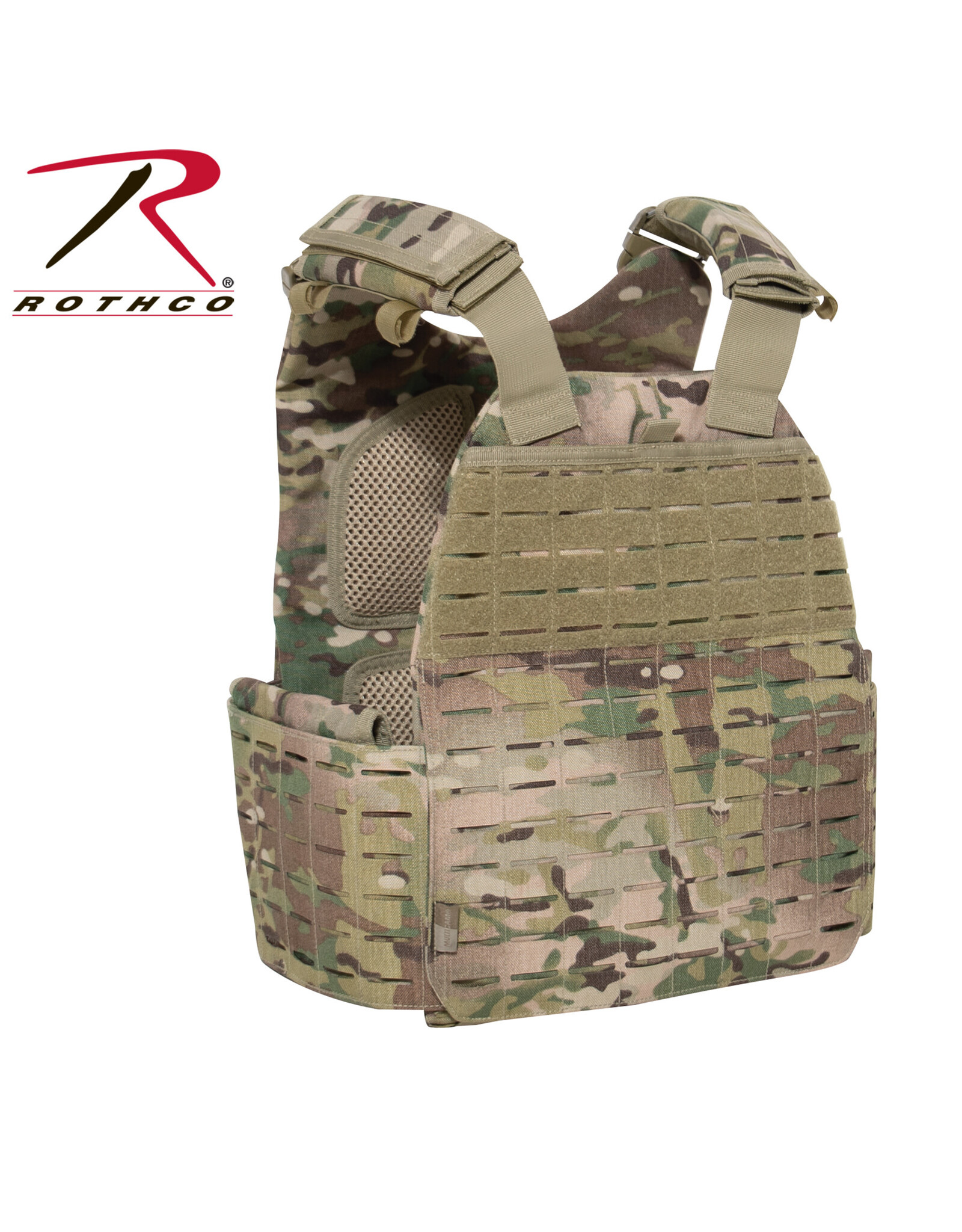 Rothco Rothco Laser Cut Plate Carrier-Multicam