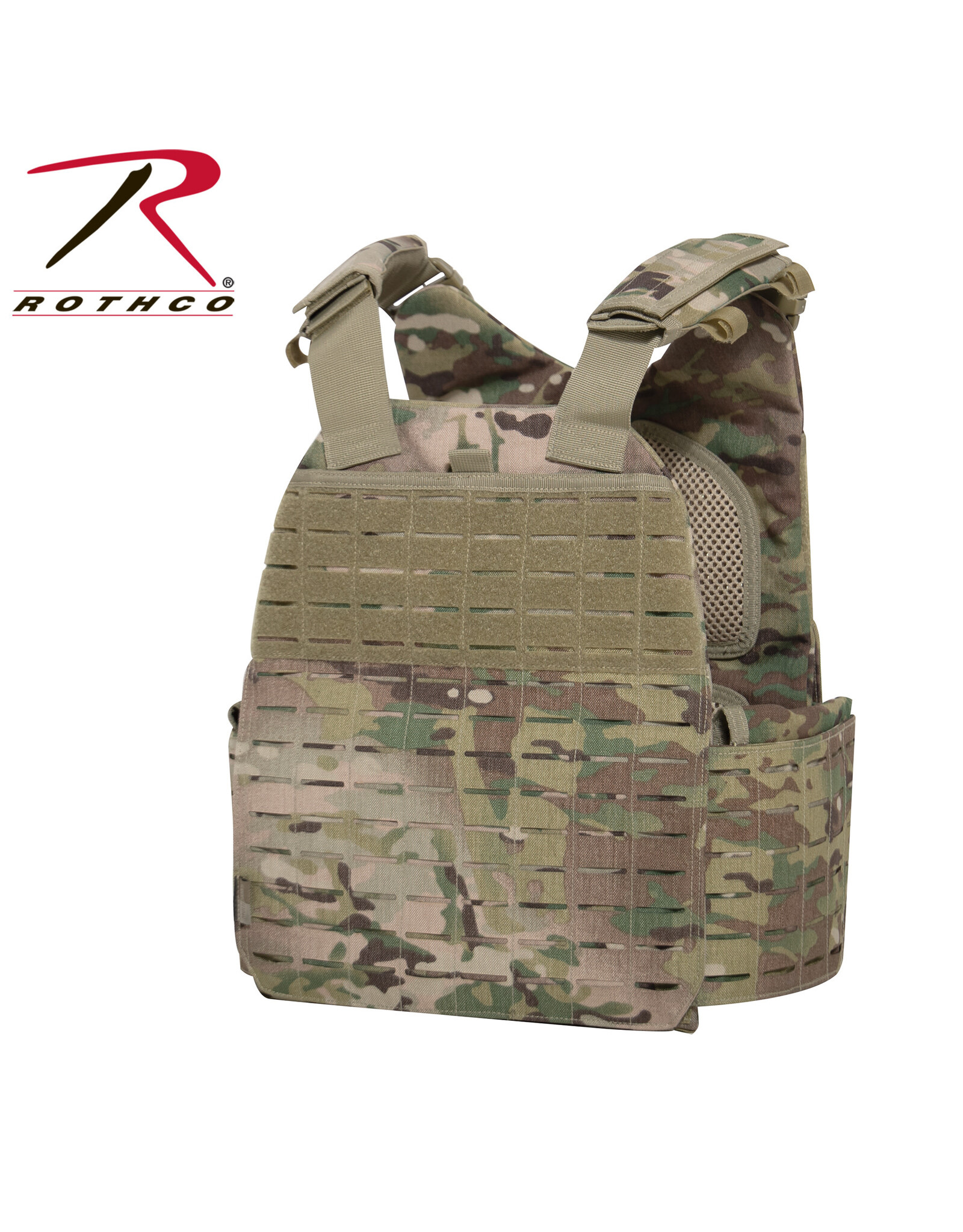 Rothco Rothco Laser Cut Plate Carrier-Multicam