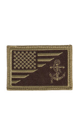 Rothco Rothco US Flag/USN Morale Patch-Coyote