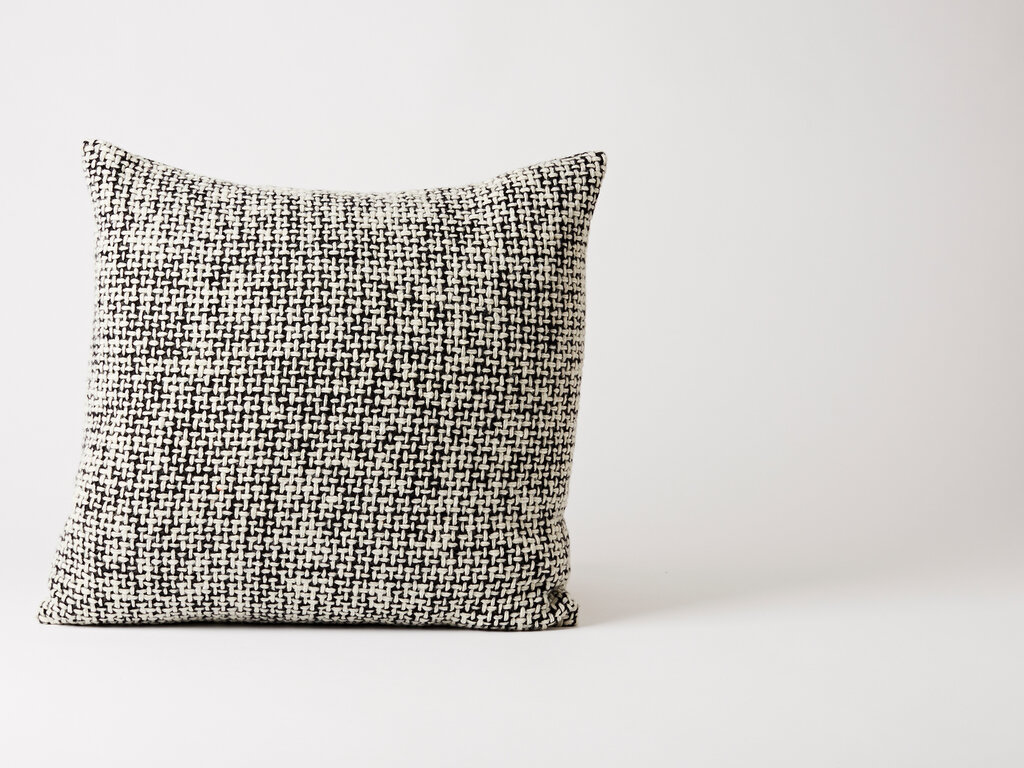Mourne Textiles Mended Tweed Cushion (Monochrome IV)
