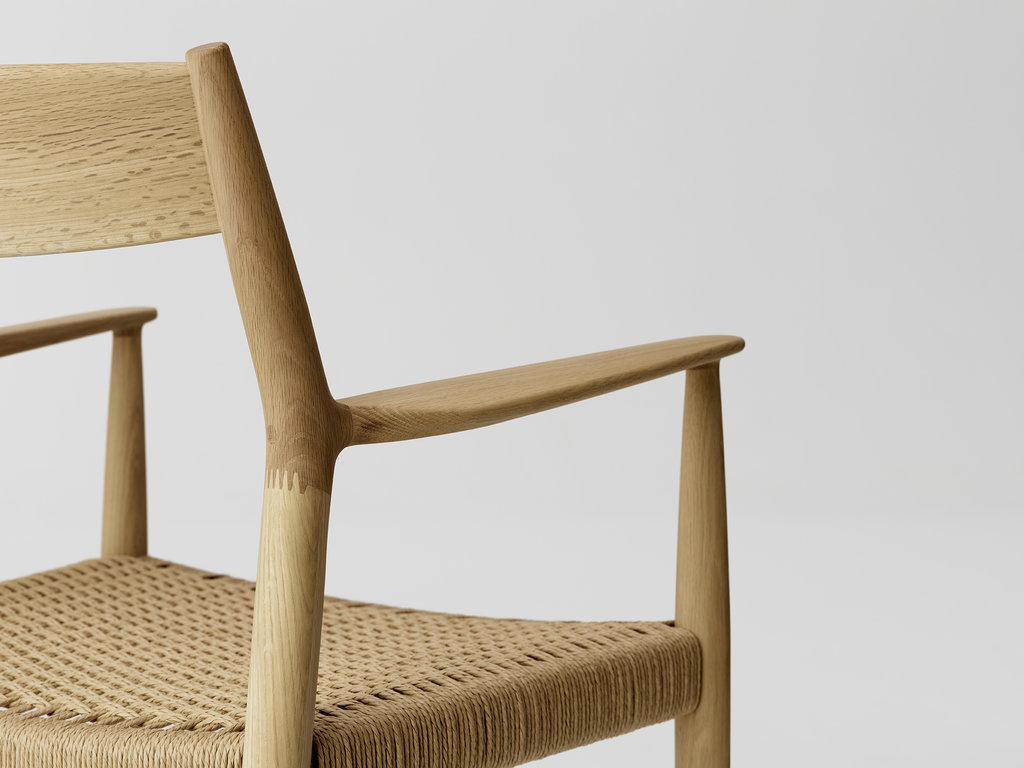 Norm Architects for Karimoku Case Kinuta N-DC01 Armchair (Paper Cord)