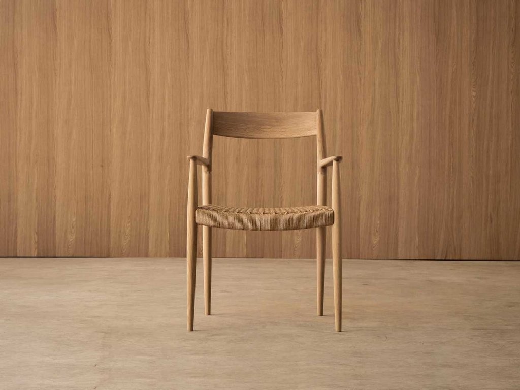 Norm Architects for Karimoku Case Kinuta N-DC01 Armchair (Paper Cord)