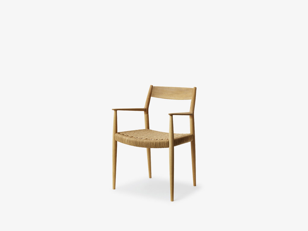 Norm Architects for Karimoku Case Kinuta N-DC01 Armchair (Paper Cord)