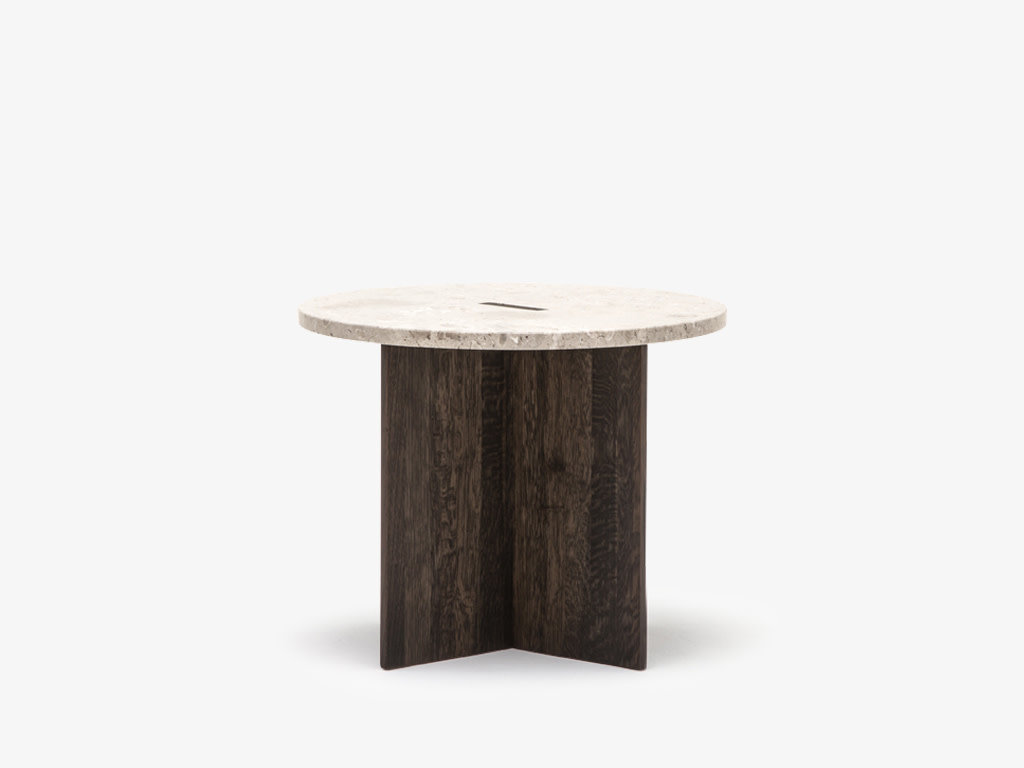 Karimoku Case Kinuta N-ST01 Round Coffee Table (Small)