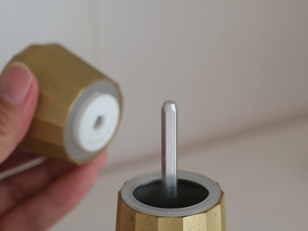 Oji Masanori for Mjölk Cast Brass Pepper Mill