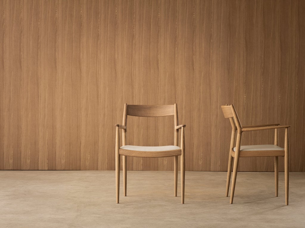 Karimoku Case N-DC01 Kinuta Armchair (Upholstered)