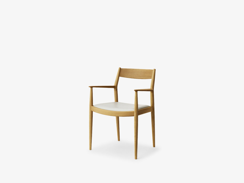 Norm Architects for Karimoku Case N-DC01 Kinuta Armchair (Upholstered)