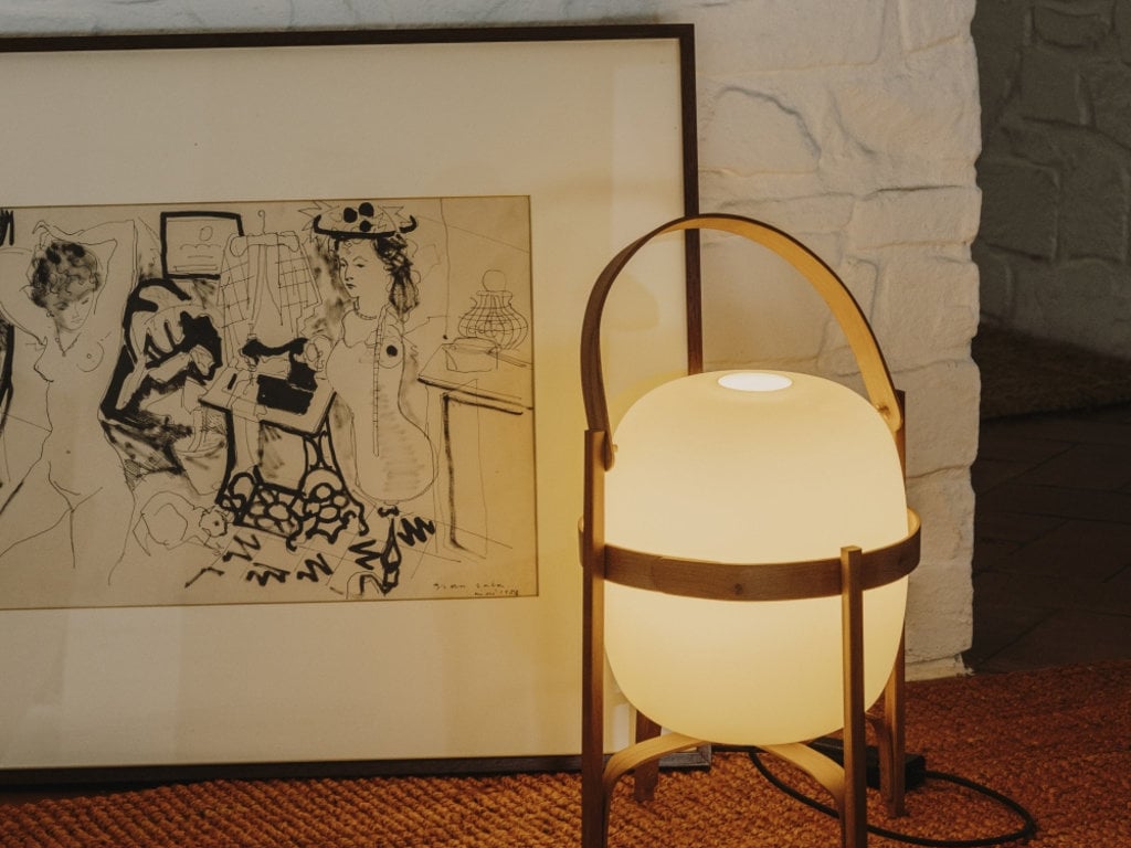 Miguel Mila for Santa & Cole Cesta Floor Lamp