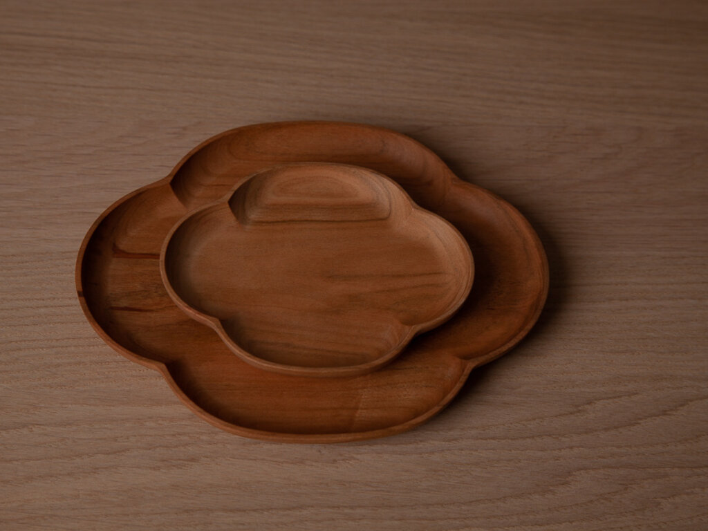Oji Masanori KITO Flowering Quince Plate (Large)