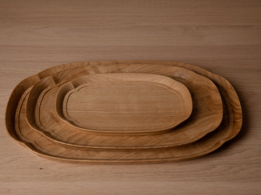 Oji Masanori KITO Flowering Quince Tray (Large)