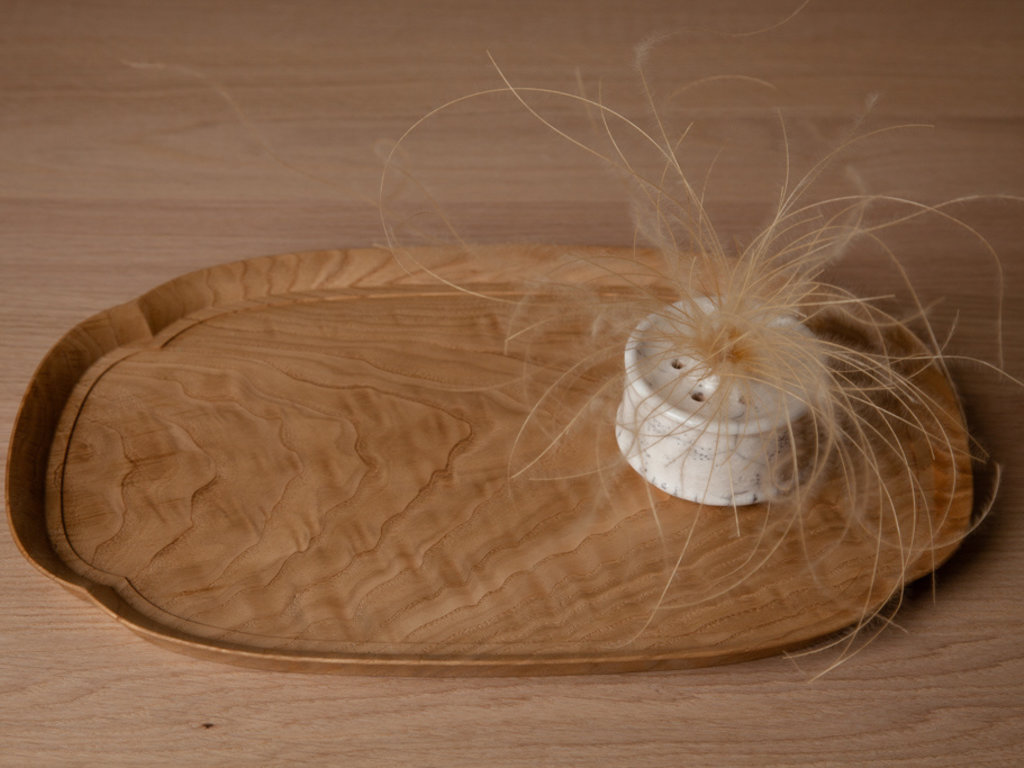 Oji Masanori KITO Flowering Quince Tray (Large)