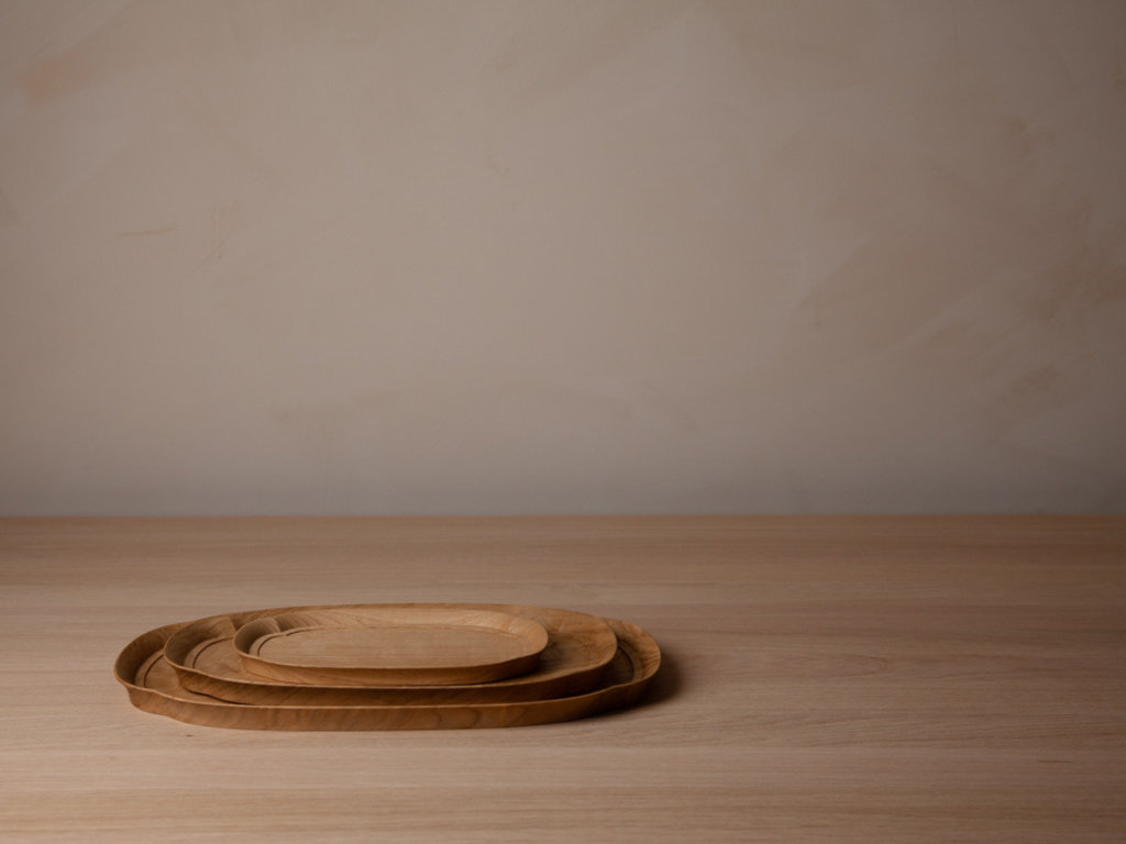 Oji Masanori KITO Flowering Quince Tray (Large)