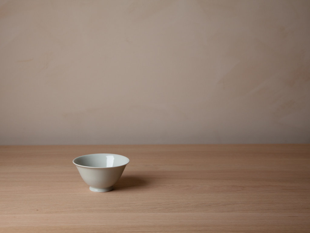 Jurgen Lehl White Porcelain Small Rice Bowl