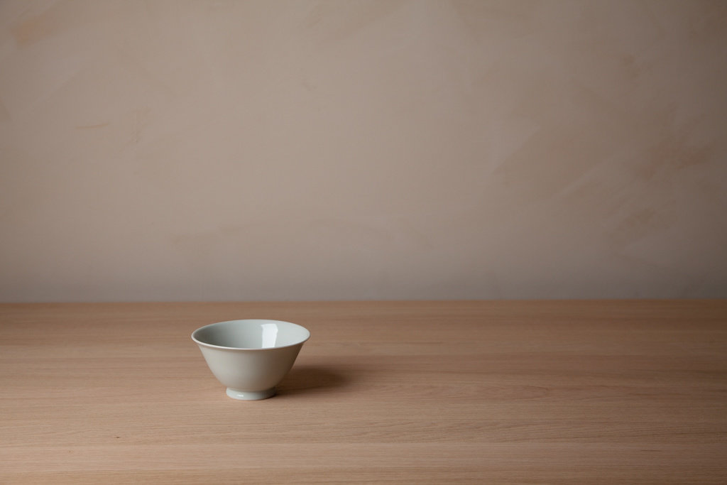 Jurgen Lehl White Porcelain Small Rice Bowl