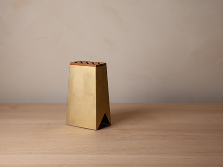 Oji Masanori Brass Knife Stand Oji Masanori Brass Knife Stand