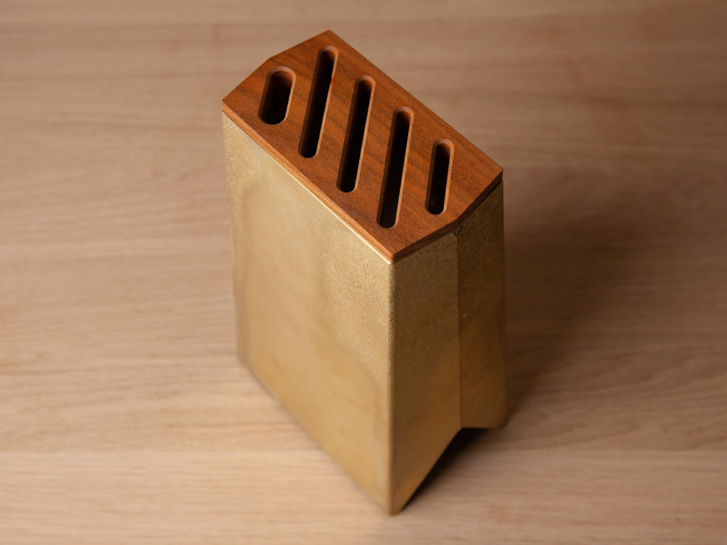 Oji Masanori Brass Knife Stand