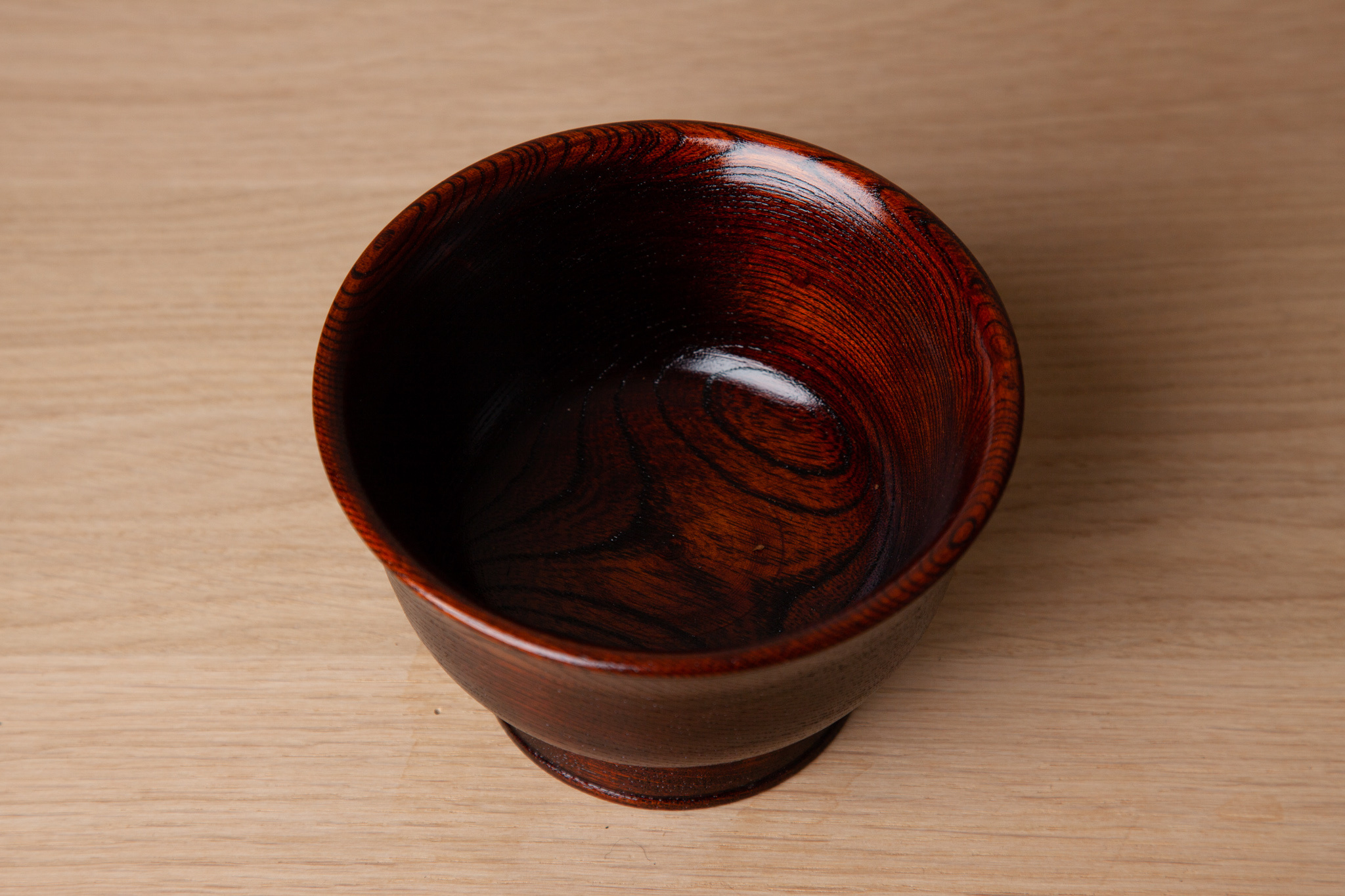 momogusa Urushi Wood Soup Bowl