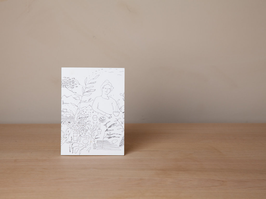 Greeting Card (Line Drawing)
