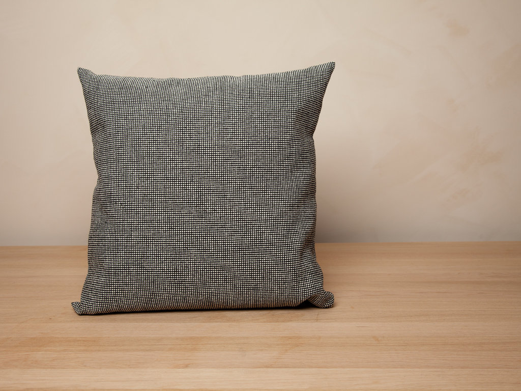 Gerd Hay-Edie for Mourne Textiles Check Cushion (Granite)