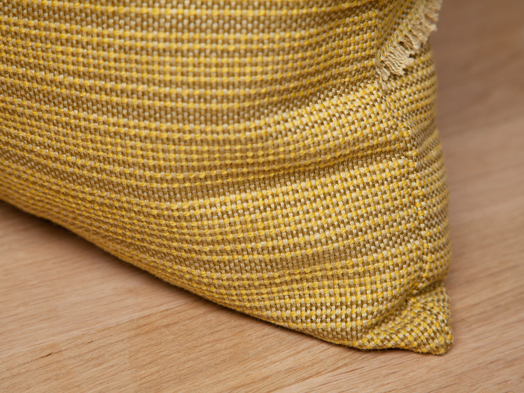 Mourne Textiles Stream Cushion (Mustard)