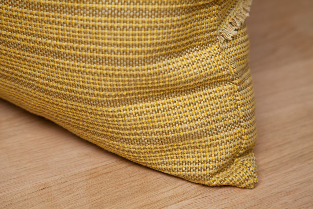 Gerd Hay-Edie for Mourne Textiles Stream Cushion (Mustard)