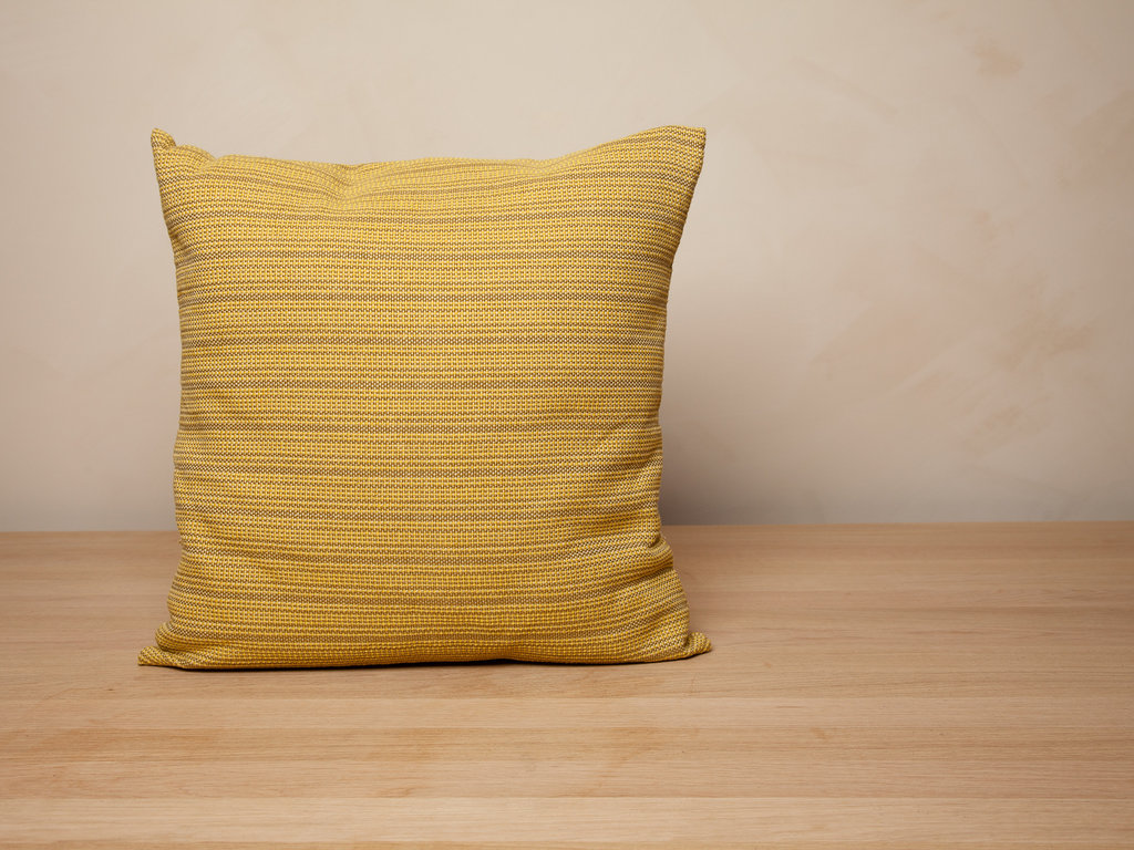 Mourne Textiles Stream Cushion (Mustard)