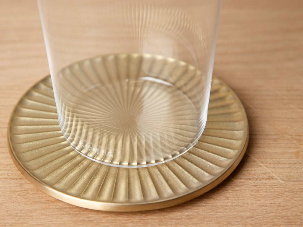 Yamazaki Yoshiki for Futagami Ihada Kobo Brass Coaster