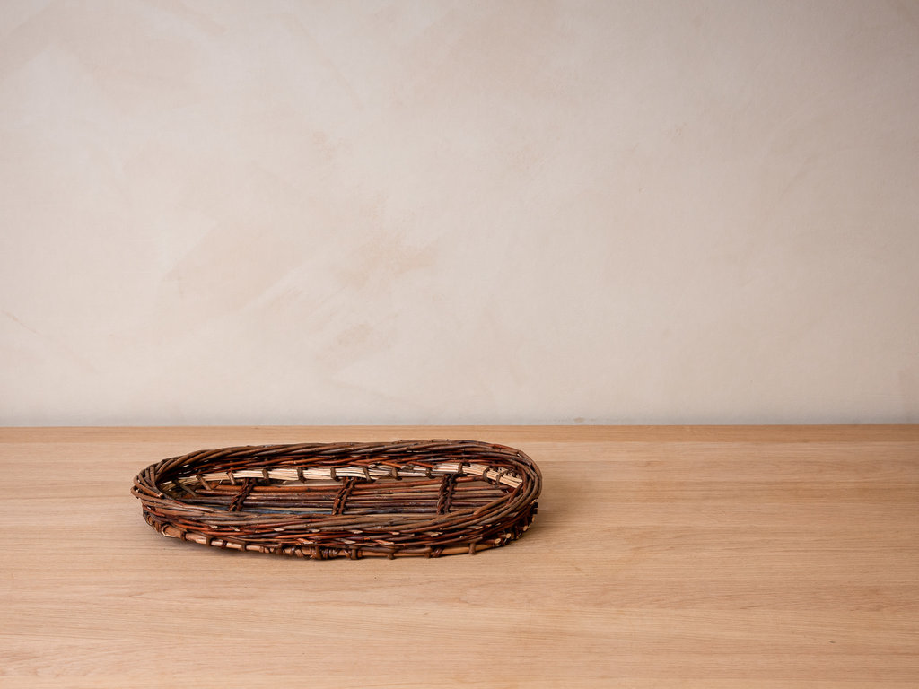 Blaise Cayol Oval Willow Tray (Medium Weave)