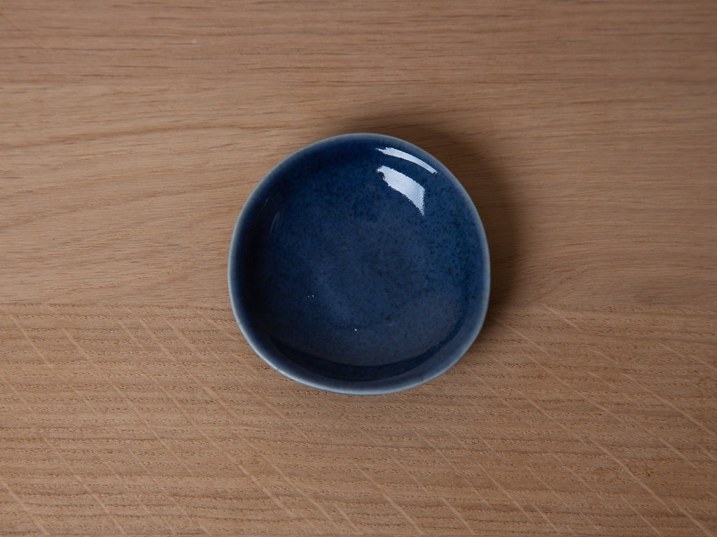 Jurgen Lehl Small Blue Ceramic Dish