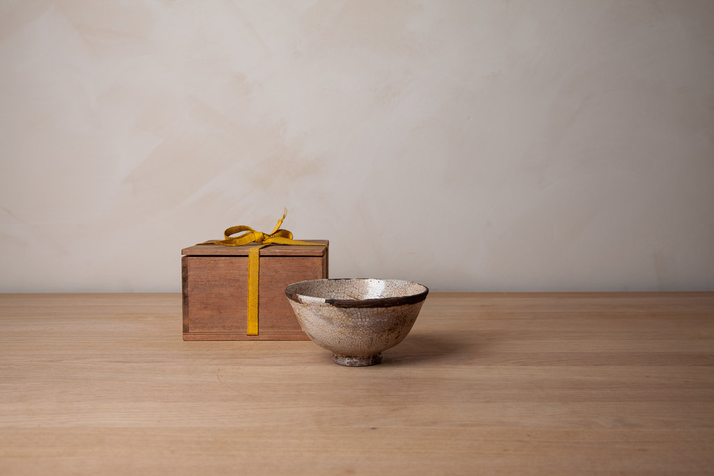 Antique Yi Dynasty Crackle Glazed Tea Bowl