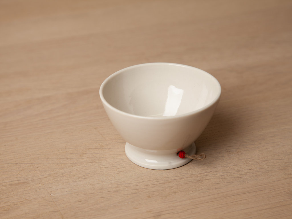 Renaud Sauvé Small White Porcelain Bowl with Rope